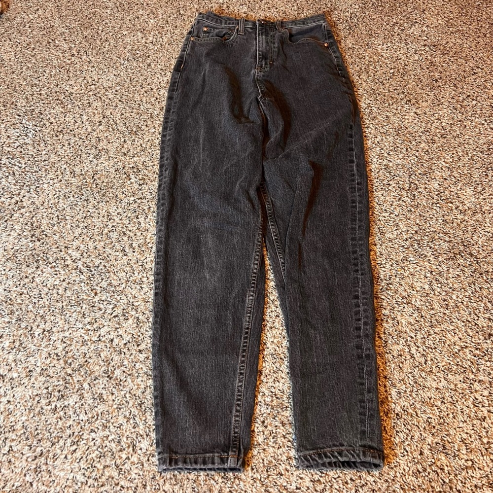WEWOREWHAT High Rise Black Wash Denim Jeans Size 25